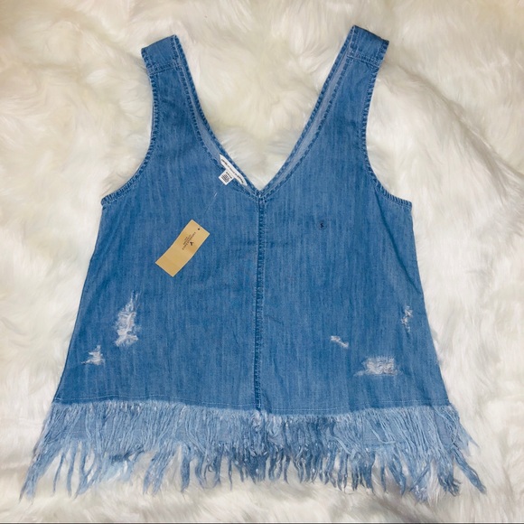 American Eagle Outfitters Tops - Distressed American Eagle Tank Top